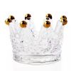 crown glassware candle holder,jewelry ring holder